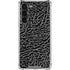 Elephant Print Black Galaxy S23 Plus Clear Case