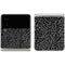 Elephant Print Black Galaxy Z Flip3 5G Skin