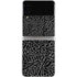 Elephant Print Black Galaxy Z Flip3 5G Skin