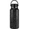 Elephant Print Black Hydro Flask 32oz Wide Mouth Skin