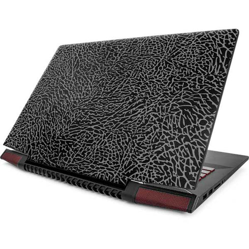 Elephant Print Black Lenovo IdeaPad Skin
