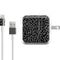 Elephant Print Black iPad Charger (10W USB) Skin