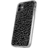 Elephant Print Black iPhone 11 Clear Case