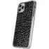 Elephant Print Black iPhone 11 Pro Clear Case