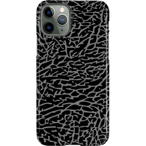 Elephant Print Black iPhone 11 Pro Lite Case