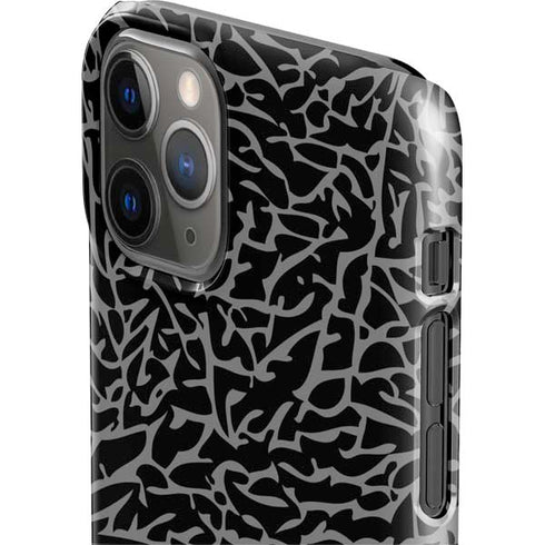 Elephant Print Black iPhone 11 Pro Lite Case
