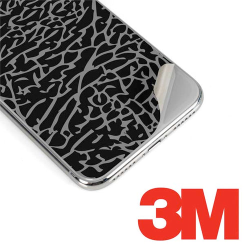 Elephant Print Black iPhone 11 Pro Skin