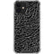Elephant Print Black iPhone 12 Clear Case