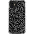 Elephant Print Black iPhone 12 Clear Case