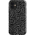 Elephant Print Black iPhone 12 Impact Case
