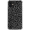 Elephant Print Black iPhone 12 Mini Clear Case
