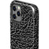 Elephant Print Black iPhone 12 Pro Max Impact Case