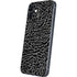 Elephant Print Black iPhone 12 Skin