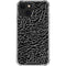 Elephant Print Black iPhone 13 Mini Clear Case