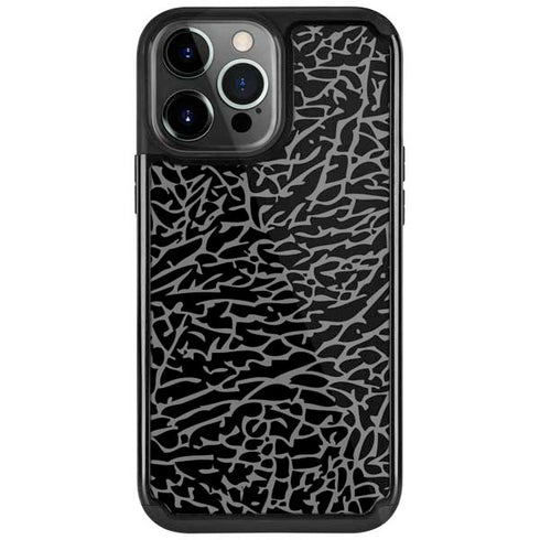 Elephant Print Black iPhone 13 Pro Cargo Case
