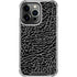 Elephant Print Black iPhone 13 Pro Clear Case