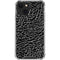 Elephant Print Black iPhone 14 Clear Case