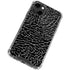 Elephant Print Black iPhone 14 Clear Case