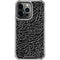 Elephant Print Black iPhone 14 Pro Clear Case