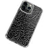 Elephant Print Black iPhone 14 Pro Max Clear Case