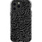 Elephant Print Black iPhone 15 Pro Max Impact Case
