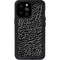 Elephant Print Black iPhone 14 Pro Max Waterproof Case