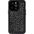 Elephant Print Black iPhone 14 Pro Waterproof Case