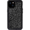 Elephant Print Black iPhone 15 Plus Waterproof Case