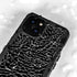 Elephant Print Black iPhone 15 Waterproof Case