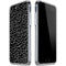 Elephant Print Black iPhone SE (2nd & 3rd Gen) Clear Case
