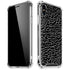 Elephant Print Black iPhone XS Max Clear Case