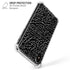 Elephant Print Black iPhone XS Max Clear Case