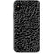 Elephant Print Black iPhone XS Skin
