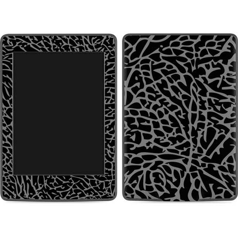 Elephant Print Black Amazon Kindle Skin