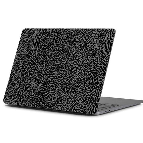 Elephant Print Black Apple MacBook Pro 13-inch Skin