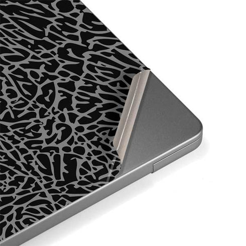 Elephant Print Black MacBook Pro 14in (2021-24) Skin