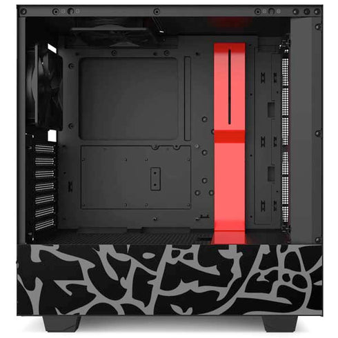 Elephant Print Black NZXT H510 Compact ATX Mid-Tower Case Skin