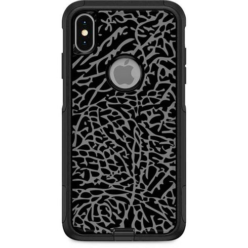 Elephant Print Black Otterbox Commuter iPhone Skin
