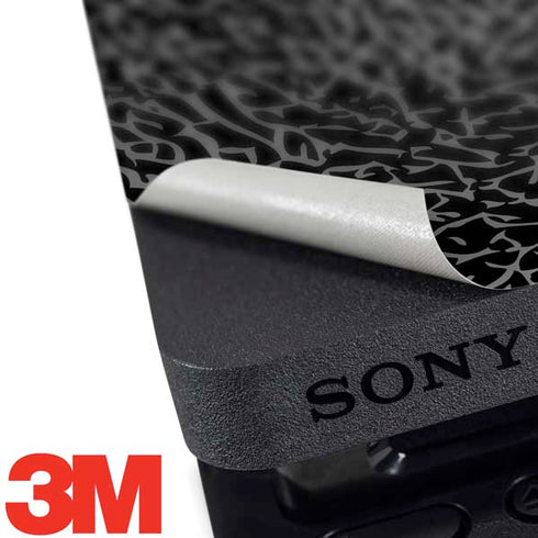 Elephant Print Black PS4 Slim Bundle Skin