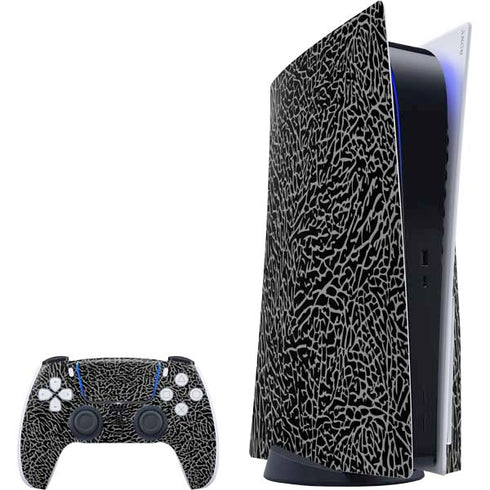 Elephant Print Black PS5 Bundle Skin