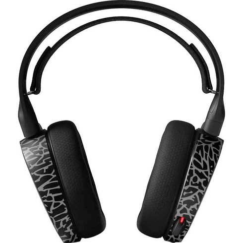 Elephant Print Black SteelSeries Arctis 3 Skin