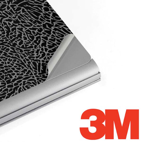 Elephant Print Black Surface Book 2 13.5in Skin