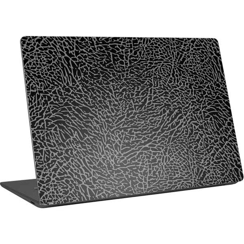 Elephant Print Black Surface Laptop 4 15in Skin