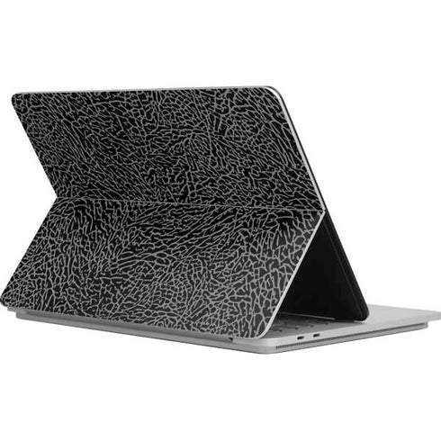 Elephant Print Black Surface Laptop Studio Skin