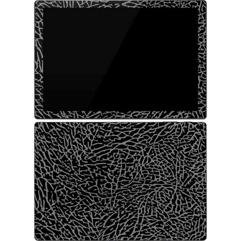 Elephant Print Black Surface Pro 7 Skin