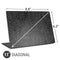 Elephant Print Black Universal Laptop 11in (8.8 x 6.2in) Skin
