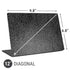 Elephant Print Black Universal Laptop 12in (9.8 x 6.8in) Skin