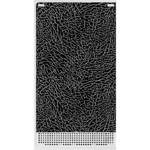 Elephant Print Black Xbox Series S Console Skin