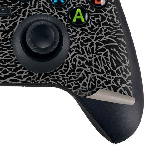 Elephant Print Black Xbox Series X Controller Skin