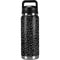 Elephant Print Black YETI Rambler 26oz Bottle Skin